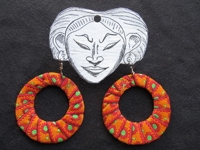 instructables Liz Hui Fabric Hoop Earrings